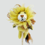 Felted Wool Finger Puppet | Lion