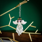 Beaded Ornament | Angel | White | 2 Sizes