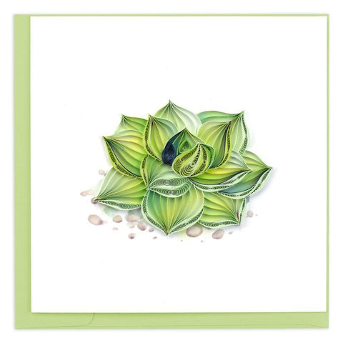Succulent Plant Quilling Card