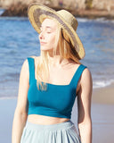 Square Neck Crop Top | 11 colors
