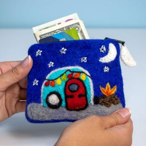 Woolie Coin Purse | Retro Camper