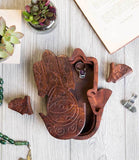 Wooden Puzzle Box | Hamsa