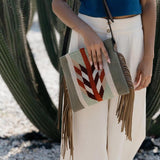Fringed Wool Crossbody | Tierra Verde