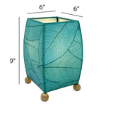 Mini Square Table Lamp | Sea Blue