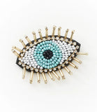 Beaded Brooch Pin | Evil Eye
