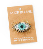 Beaded Brooch Pin | Evil Eye