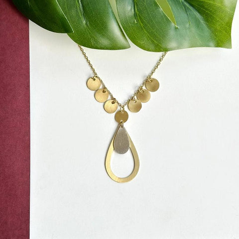 Radiant Charmed Teardrop Necklace