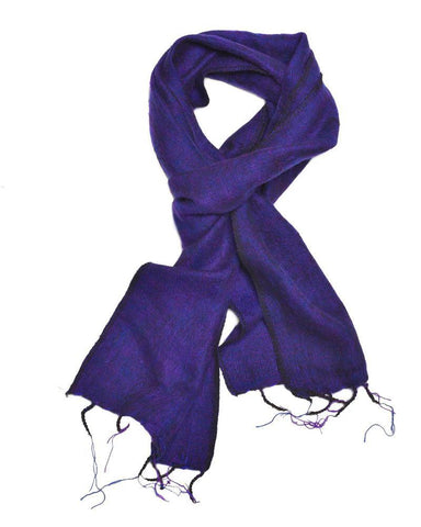 Brushed Woven Scarf | Violet