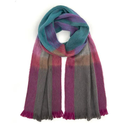 Alpaca Plaid Scarf | Kaleidoscope