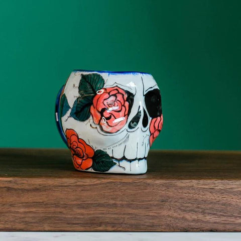 Ceramic Mug | Rose Sugar Skull