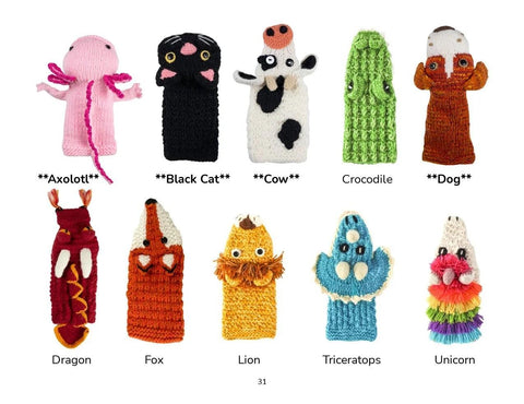 Animal Hand Puppet | 10 Styles