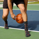 Socks That Support Youth Sports | Grey Basketballs