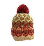 Peruvian Checker Beanie w/Pom | 4 Colors