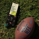 Socks That Support Youth Sports | Black Footballs