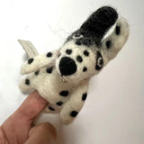 Felted Wool Finger Puppet | Dog