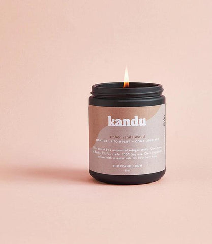 Kandu Candle | Amber Sandalwood | 8oz.