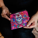 Sugar Skull Coin Purse| Assorted Colors