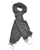 Brushed Woven Scarf | Silver