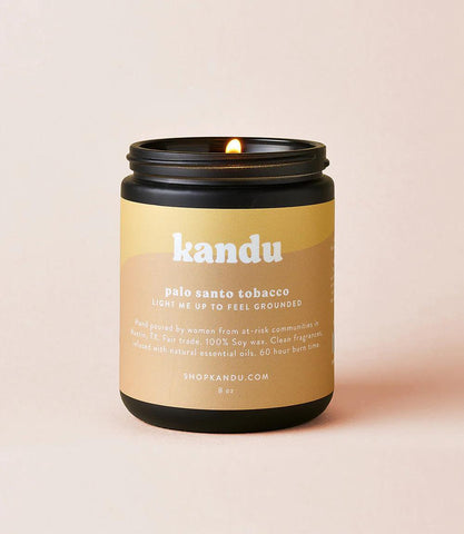 Kandu Candle | Palo Santo Tobacco | 8oz.