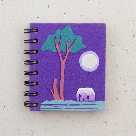 Eco-Friendly Notebook | Small | Elephant Purple