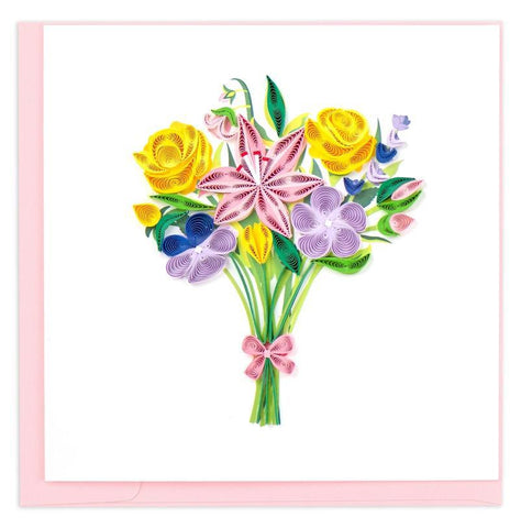 Spring Bouquet Quilling Card
