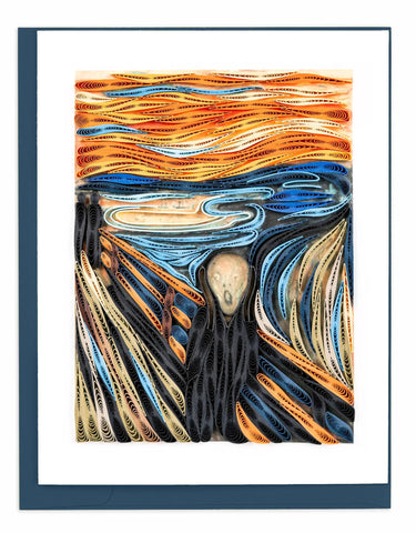 Artist Series Quilling Card | The Scream, Munch