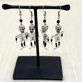 Skeleton Earrings | Mix Metal & Beads