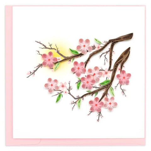 Cherry Blossoms Quilling Card