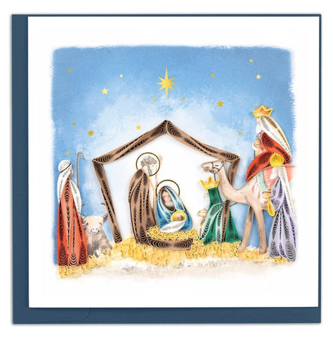 Nativity Scene Quilling Card (New)