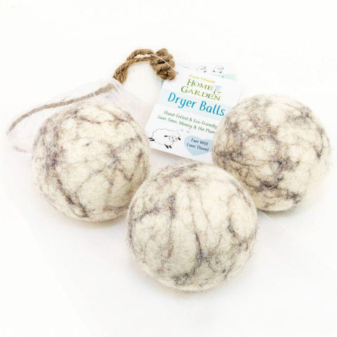 Dryer Balls | Set of 3 | White Marble