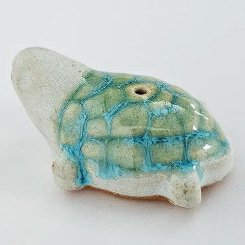 Ceramic Incense Holder | Celadon Turtle