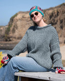 Roll Neck Two-Tone Sweater | 3 colors