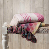 Rethread Throw | Rainbow Gingham