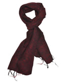 Brushed Woven Scarf | Maroon