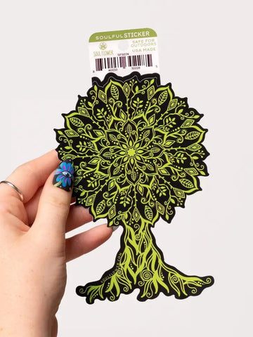 Vinyl Sticker | Mandala Tree