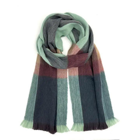 Alpaca Plaid Scarf | Twilight