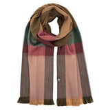 Alpaca Plaid Scarf | Wild Rose