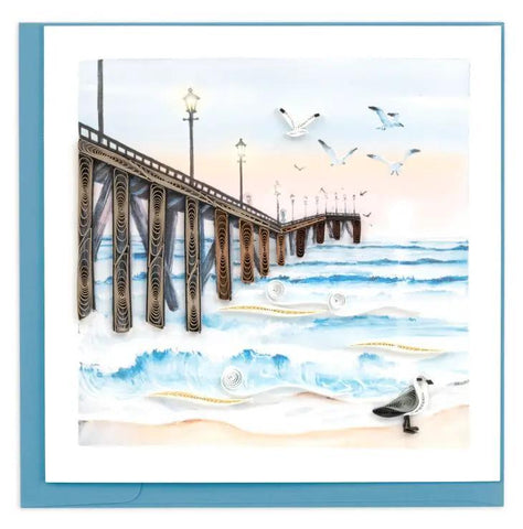 Pier Quilling Card
