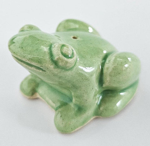 Ceramic Incense Holder | Celadon Frog