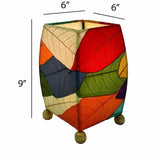 Mini Square Table Lamp | Multi