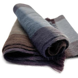 Alpaca Plaid Scarf | Mocha