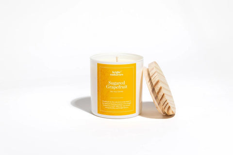 Bright Endeavors Glass Candle | Sugared Grapefruit