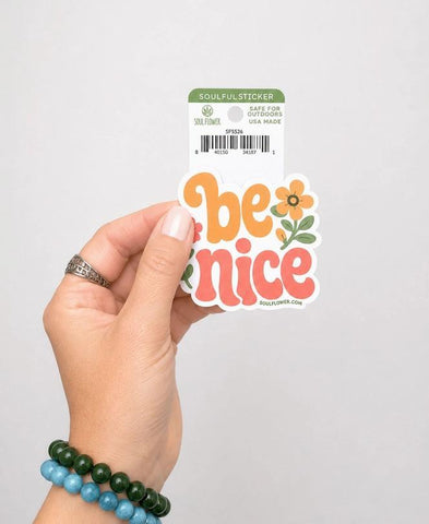 Vinyl Sticker | Be Nice