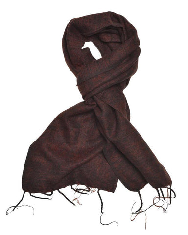 Brushed Woven Scarf | Coffee