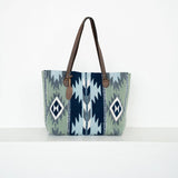 Wide Wool Tote | Midnight Rodeo