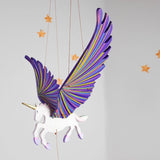 Flying Mobile | Unicorn | Purple