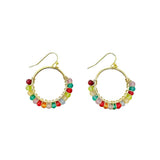 Kaleidoscope Hoop Earrings