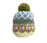 Peruvian Checker Beanie w/Pom | 4 Colors