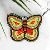 Beaded Keychain Coin Purse| Butterfly