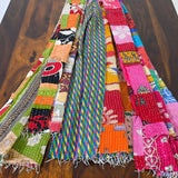 Patchwork Cotton Kantha Scarf